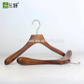 Garment usage and clothing type antique wood hanger